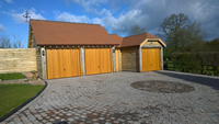 Completed Oak Garage