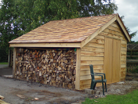 Premium oak board cladding